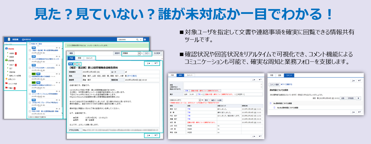 回覧板機能説明の画像